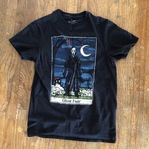 Scream Ghost Face Tarot Card T Shirt Kids Small